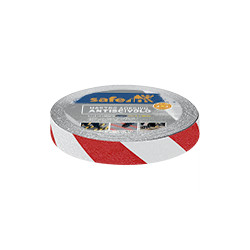 Rotolo antiscivolo tipo STANDARD h. mm 25 x m. 18,3 colore ROSSO/BIANCO