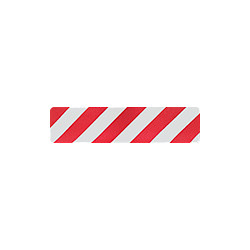 Confezione da 25 strisce antiscivolo STANDARD mm 610x150 ROSSO/BIANCO