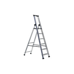 Scala in alluminio apribile 2 gradini piu' piattaforma