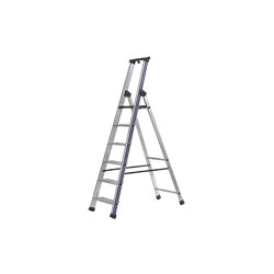 Scala in alluminio apribile 4 gradini + piattaforma