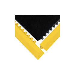 Bordo terminale obliquo femmina colore giallo per tappeto PDC430