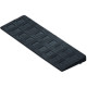 Laterale nero MASCHIO per grigliati Epsilon Plus dimensioni 500x130 mm