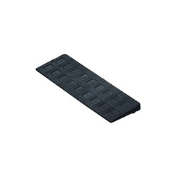 Laterale nero MASCHIO per grigliati Epsilon Plus dimensioni 500x130 mm