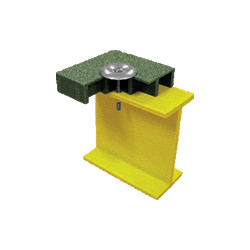 Piastrina fermagriglia AISI 316 calotta d. 50 mm + bullone x laminato