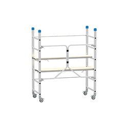 Trabattello in alluminio per lavori a bassa quota 70x155xh188