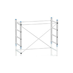 Alzata x trabattello in alluminio