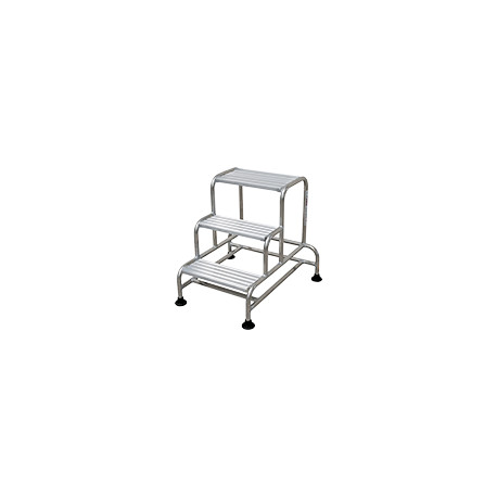 Sgabello fisso a 3 gradini 77x55xh75