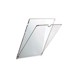Cornice a tasca trasparente verticale A3