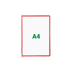 Confezione da 10 buste per leggii SMCA. . colore ROSSO