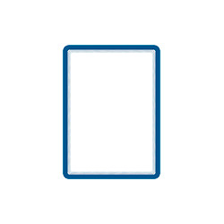 Confezione da 2 cornici formato A4 con retro adesivo col. BLU