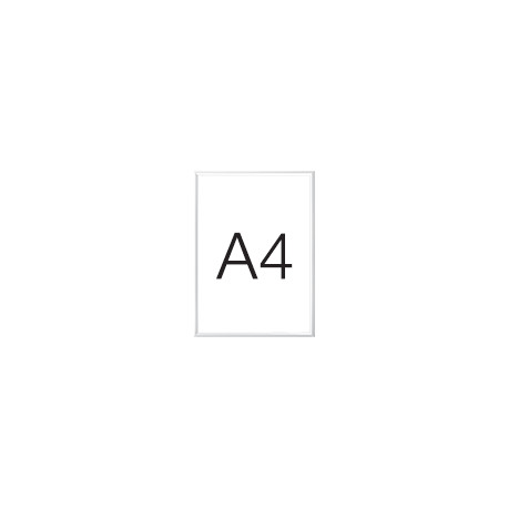 Cornice a scatto con protezione antiriflesso colore BIANCA ral 9003