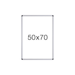 Cornice a scatto con protezione antiriflesso trasp. x foglio 500x700 mm