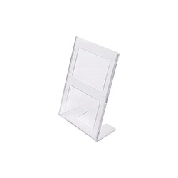 Porta fogli da tavolo a "L" formato A6 verticale