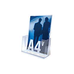 Porta depliant da tavolo formato A4 a 1 posto