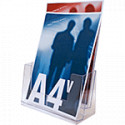 Porta depliant da tavolo formato A4 a 2 posti