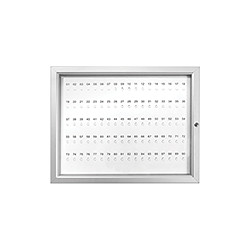 Bacheca portachiavi 90 posti 700x500 mm apertura a libro con serratura