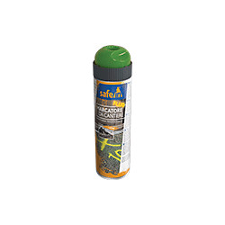 Vernice da cantiere SAFE IN colore VERDE FLUO 500 ml