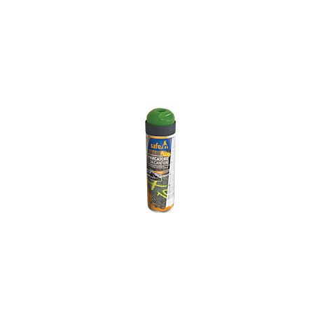 Vernice da cantiere SAFE IN colore VERDE FLUO 500 ml