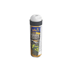 Vernice da cantiere SAFE IN colore BIANCO FLUO 500 ml
