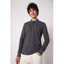 Polo piqué LSL uomo IB290 iDeal Basic Brand