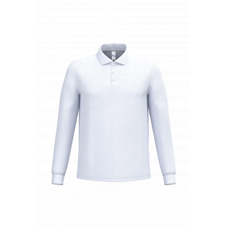 Polo piqué LSL uomo IB290 iDeal Basic Brand