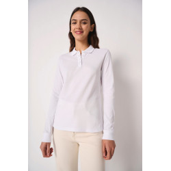 Polo piqué LSL donna IB291 iDeal Basic Brand