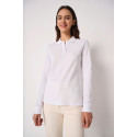 Polo piqué LSL donna IB291 iDeal Basic Brand