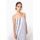 Fouta a righe con frange K132 Kariban
