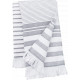 Fouta a righe con frange K132 Kariban