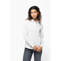 Polo donna in piqué 180 biologico a maniche lunghe K2028 Kariban