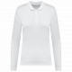 Polo donna in piqué 180 biologico a maniche lunghe K2028 Kariban