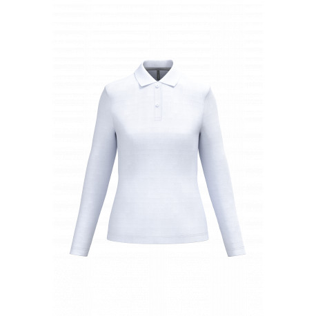 Polo piqué donna manica lunga K244 Kariban