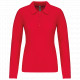 Polo piqué donna manica lunga K257 Kariban