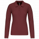 Polo piqué donna manica lunga K257 Kariban
