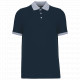 Polo piqué uomo bicolore K258 Kariban