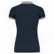 Polo piqué donna bicolore K259 Kariban