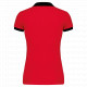 Polo piqué donna bicolore K259 Kariban