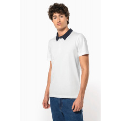 Polo jersey uomo bicolore K260 Kariban