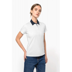 Polo jersey donna bicolore K261 Kariban