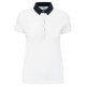 Polo jersey donna bicolore K261 Kariban