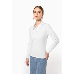 Polo jersey donna manica lunga K265 Kariban