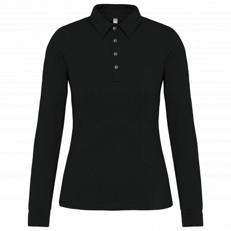 Polo jersey donna manica lunga K265 Kariban