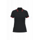 Polo donna maniche corte a righe K273 Kariban