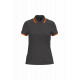 Polo donna maniche corte a righe K273 Kariban