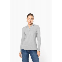 Polo piqué donna maniche lunghe K281 Kariban