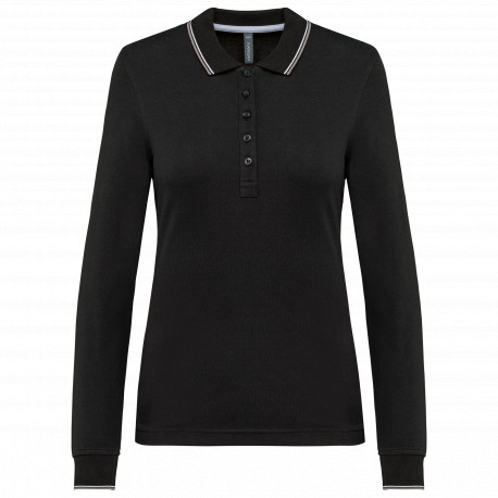 Polo piqué donna maniche lunghe K281 Kariban