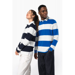 Polo rugby a righe maniche lunghe unisex K285 Kariban