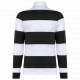 Polo rugby a righe maniche lunghe unisex K285 Kariban