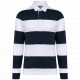 Polo rugby a righe maniche lunghe unisex K285 Kariban