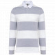 Polo rugby a righe maniche lunghe unisex K285 Kariban